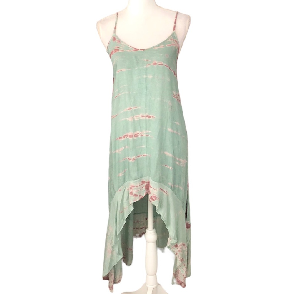 Raviya Sage High Low Sheer Summer Dress Size M NEW - Picture 5 of 11